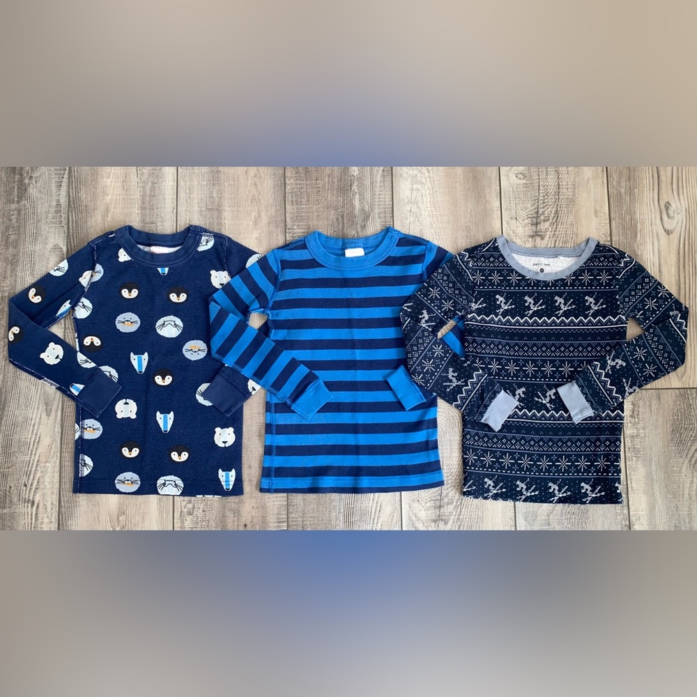 Hanna Andersson Polar Bear Penguin Winter Animals Stripe Holiday Christmas PJs 5